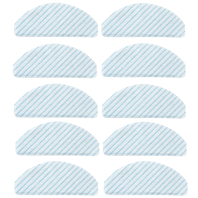 10 PCS Rag Mop Cloths For Ecovacs Deebot T8 Series