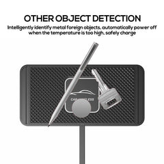 C1 15W Car Anti-Skid Mats Wireless Charger, C1 1m Cable