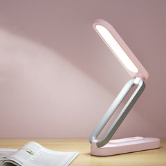 UNIYOUNG A211 Touch Dimming Charging Eye Protection Desk Lamp, White, Pink