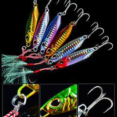PROBEROS Iron Plate Lead Fish Far-Fluoch Metal Road Bait, 10G, 15G, 20G, 30G