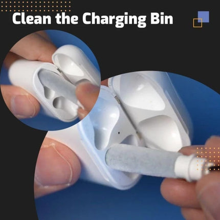 Q5 Bluetooth Earphone Telescopic Cleaning Pen Brush, Q5