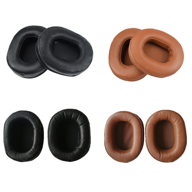 2pcs Sponge Earmuff For Audio-Technica ATH-M50 / M40 / M50X / MSR7, Sheepskin-Black, Sheepskin-Khaki