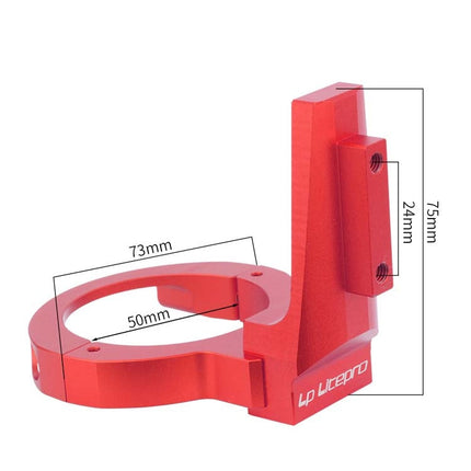 LitePro Bike Pig Nose Shelf Conversion Seat, Black, Red, Silver, Golden