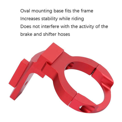 LitePro Bike Pig Nose Shelf Conversion Seat, Black, Red, Silver, Golden