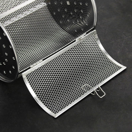 Stainless Steel Roasting Cage Oven Peanut Chestnut Cage, A Type 12 x18cm, B Type 14 x18cm, C Type 12 x 23cm, D Type 14 x 23cm