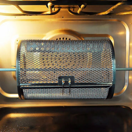 Stainless Steel Roasting Cage Oven Peanut Chestnut Cage, A Type 12 x18cm, B Type 14 x18cm, C Type 12 x 23cm, D Type 14 x 23cm