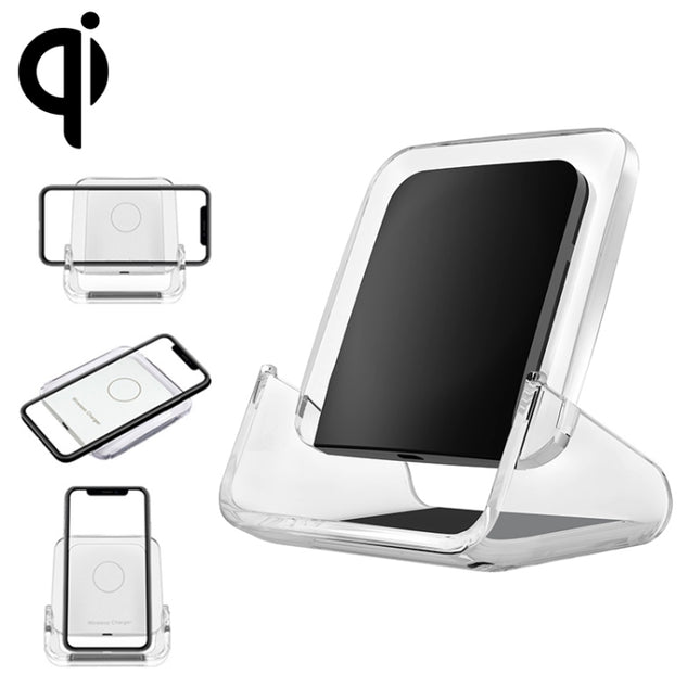 A9191 3 in 1 Multifunctional Vertical Wireless Charger, Black, White, Blue