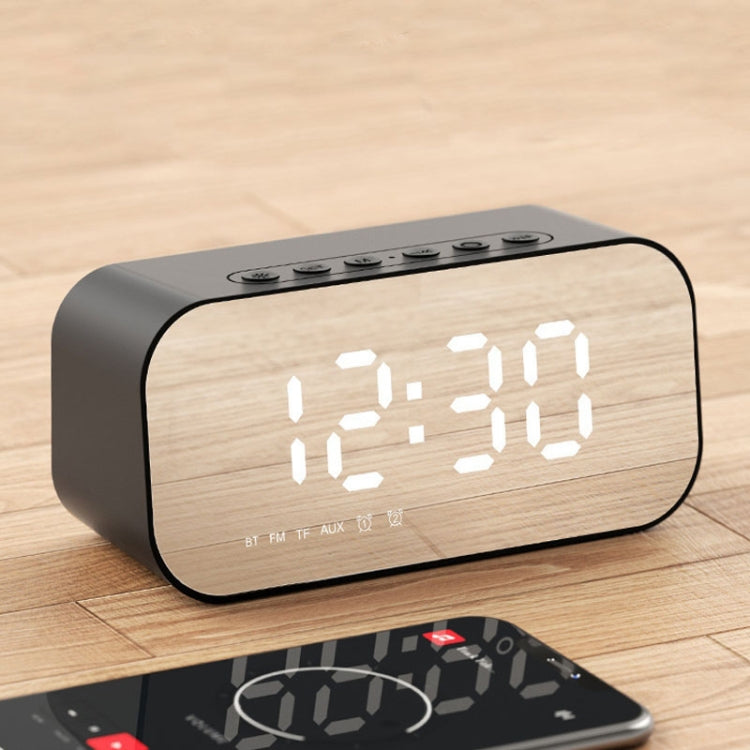 Havit M3 Subwoofer Mini Mirror Clock Bluetooth Speaker, Spsc:, 1200mAh (Black）, 1200mAh (White), 2200mAh (Black), 2200mAh (White)