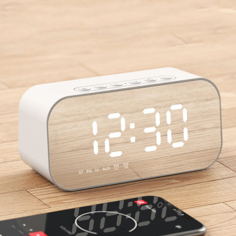 Havit M3 Subwoofer Mini Mirror Clock Bluetooth Speaker, Spsc:, 1200mAh (Black）, 1200mAh (White), 2200mAh (Black), 2200mAh (White)