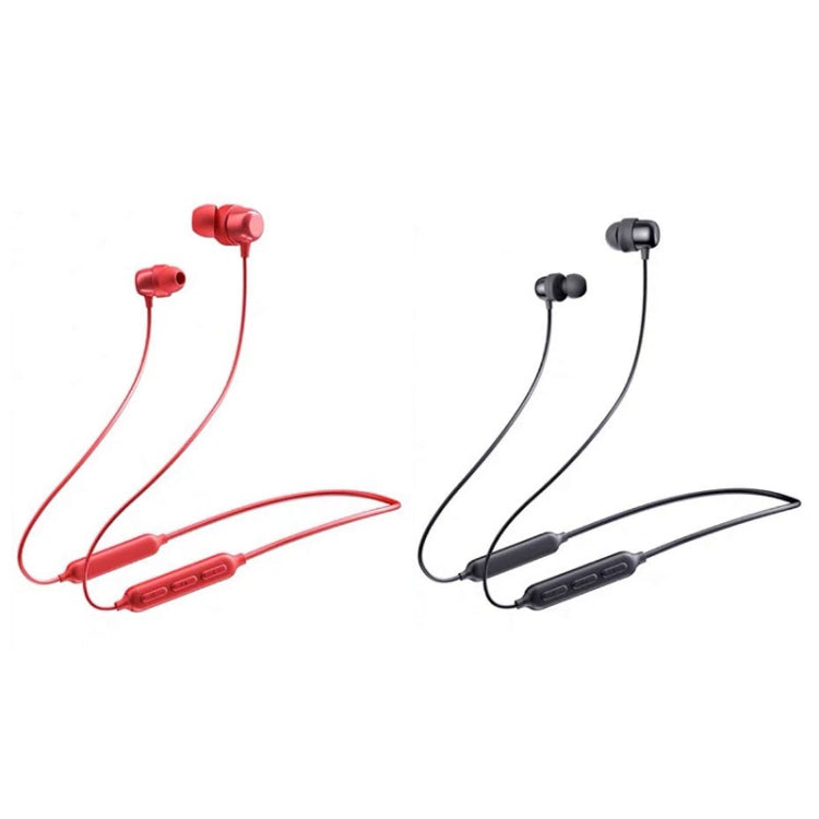 Havit i30 Mini Neck-Mounted Magnetic Sports Bluetooth Earphone, Red, Black