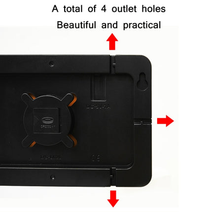 6626 Living Room Wall-Mounted Large Screen Display LED Digital Clock, 16 Inch Blue Temperature, 16 Inch White Temperature, 16 Inch Orange Temperature, 16 Inch Green Temperature