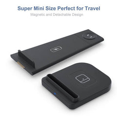 QGeeM QG-WC05 3 In 1 Portable Detachable Wireless Charger