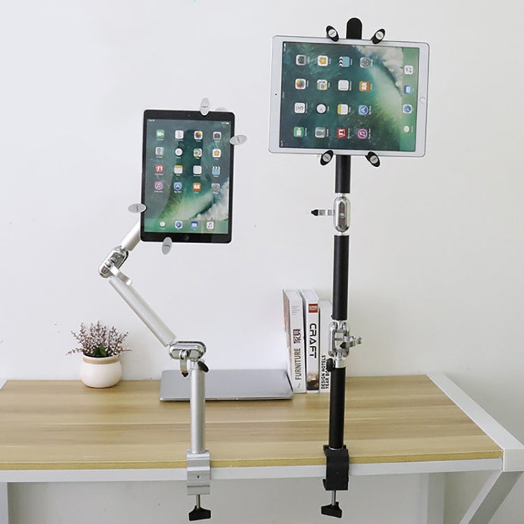 TB-03 Aluminum Alloy Tablet PC Stand Lazy Bedside Desktop Folding Camera Microphone Stand, TB-03