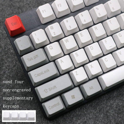 Mechanical Keyboard Laser PBT Keycap, Wang ZiRu Front Words, Wang ZiRu Side Words, Wang ZiRu No Words, Titanium Black Front Words, Light Gray No Words, Light Gray Front Words