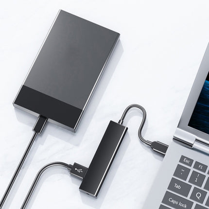 4 X USB 2.0 Ports HUB Converter, Cable Length: 15cm,Style：, Without Light Bar, With Light Bar Black, With Light Bar White