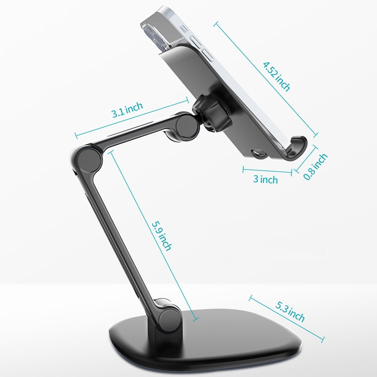 Desktop Folding Lazy Bracket Universal Magnetic Suction Mobile Phone Bracket