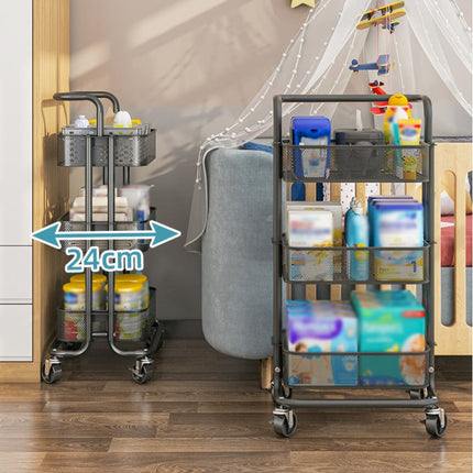 HP211015 Multifunctional Kitchen Storage Rack with Pulley