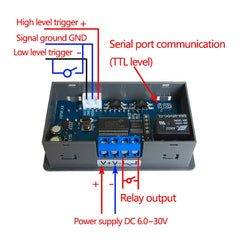 12/24V Relay Module Cycle Trigger Delay Power-Off Delay Timing Circuit Switch, Delay Circuit Switch