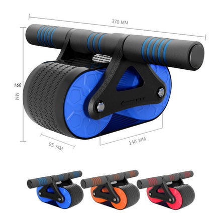 Automatic Rebound Double Wheel Abdominal Fitness Wheel, Automatic Rebound Ab Wheel(Blue), Automatic Rebound Ab Wheel(Orange), Automatic Rebound Ab Wheel(Red)