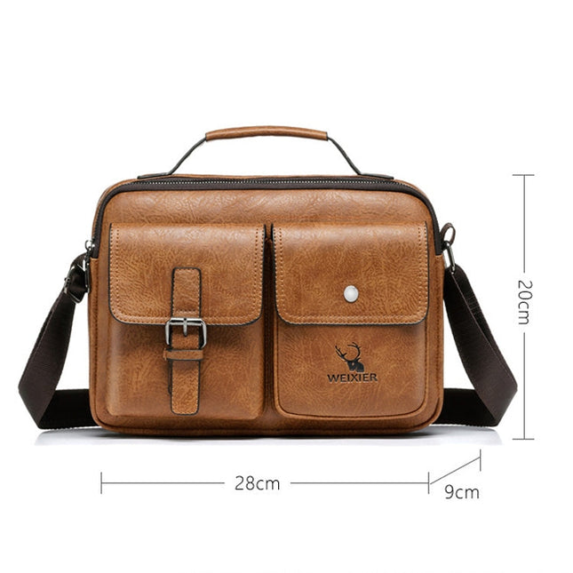 WEIXIER 9558 Large Capacity Men Bag Retro Shoulder Bag