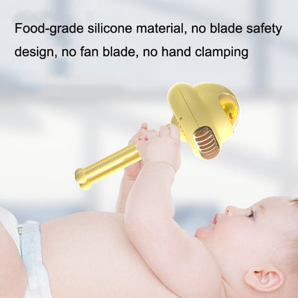 Stroller Portable Multi-Function Silent Octopus Bladeless Fan, Pink, White, Yellow