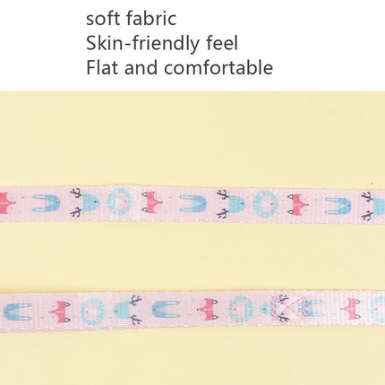 Rabbit Head Type Cat Traction Rope Anti-breakaway Adjustable Cat Leash, Small Suitable for Within 3kg, Large Suitable for 3-6kg