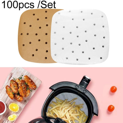 Air Fryer Special Paper Pad Grilled Meat Paper Oil Absorbed Paper, Color Random Delivery, Square Without Hole (21.5cm), Square With Hole (23cm), Square Without Hole (23cm), Square With Hole (24cm), Square Without Hole (24cm), Square With Hole (25cm)���...