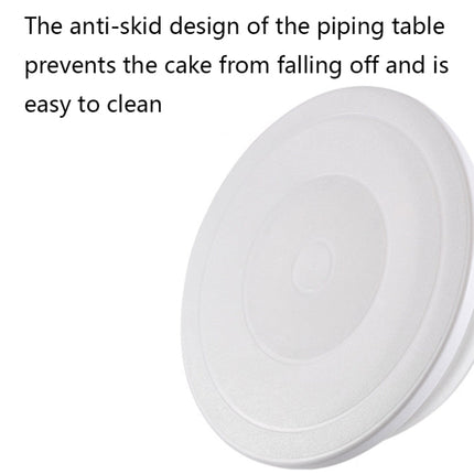 Home Piping Table Cake Turntable, White, Wheat, Blue, Pink