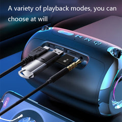 S1 HIFI Stereo Sound Portable Bluetooth Speaker, Cool Black, Silver Gray, Deep Blue, Charm Red