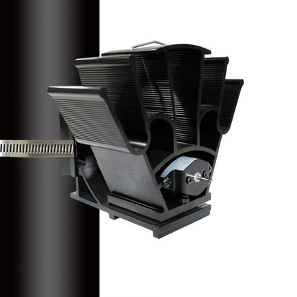 YL603 Thermodynamic Magnetless Wall Mounted Fireplace Fan, Black, Gold, Silver, Gray, Red, Bronze, Rose Red, Blue