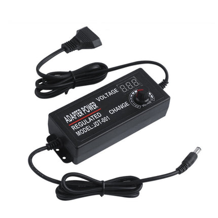 HuaZhenYuan 3-12V5A High Power Speed Regulation And Voltage Regulation Power Adapter With Monitor, US Plug, EU Plug, UK Plug, AU Plug