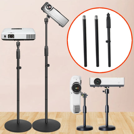 Plus Metal Disc Projector Bracket Camera Floor Desktop Bracket,Size:, 0.3m With PTZ