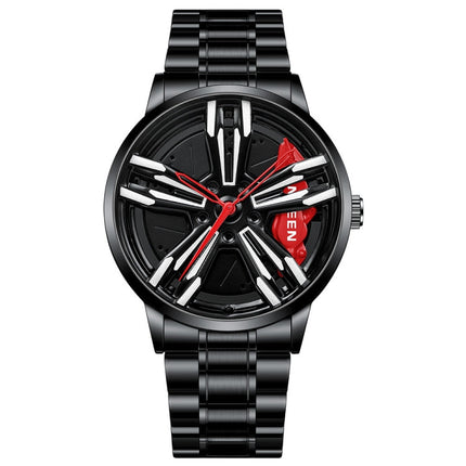 FNGEEN L001 Motorcycle Element Wheel Metal Men Watch, Black steel Red Surface, Black Steel Green Surface, White Steel Red Surface, White Steel Green Surface, Black Net Black Steel Red Surface, Black Net Black Steel Green Surface������������������������...