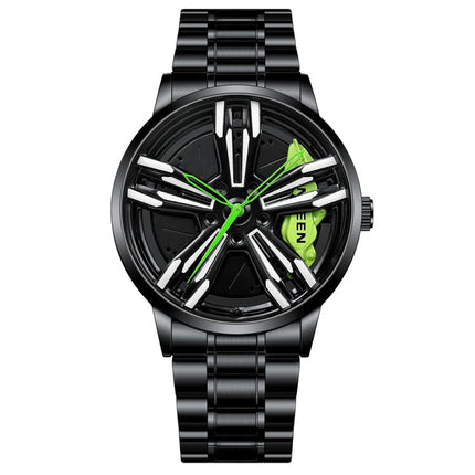 FNGEEN L001 Motorcycle Element Wheel Metal Men Watch, Black steel Red Surface, Black Steel Green Surface, White Steel Red Surface, White Steel Green Surface, Black Net Black Steel Red Surface, Black Net Black Steel Green Surface������������������������...