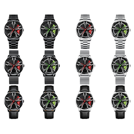 FNGEEN L001 Motorcycle Element Wheel Metal Men Watch, Black steel Red Surface, Black Steel Green Surface, White Steel Red Surface, White Steel Green Surface, Black Net Black Steel Red Surface, Black Net Black Steel Green Surface������������������������...