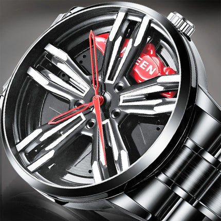 FNGEEN L001 Motorcycle Element Wheel Metal Men Watch, Black steel Red Surface, Black Steel Green Surface, White Steel Red Surface, White Steel Green Surface, Black Net Black Steel Red Surface, Black Net Black Steel Green Surface������������������������...