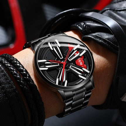 FNGEEN L001 Motorcycle Element Wheel Metal Men Watch, Black steel Red Surface, Black Steel Green Surface, White Steel Red Surface, White Steel Green Surface, Black Net Black Steel Red Surface, Black Net Black Steel Green Surface������������������������...
