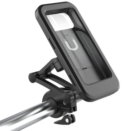 Bicycle Mobile Phone Holder Mountain Bike Waterproof Bag, Black