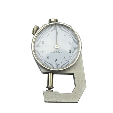 0-10mm Dial Thickness Gauge Leather Paper Thickness Meter Tester, Flat Head, Pointed Head