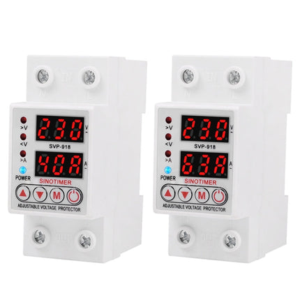SINOTIMER SVP-918 Adjustable Self-resetting Intelligent Under-voltage Protector, Current:, 40A, 63A