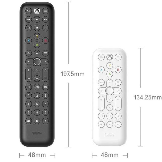 8BitDo Backlit Key Media Remote Control For Xbox, Style: