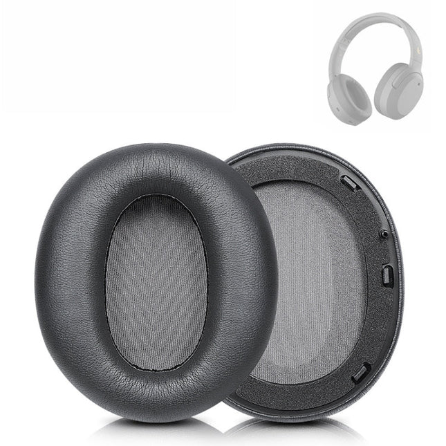 2 PCS Headset Earmuffs Sponge Cover for Edifier W820nb,Style:, Titanium Gray, Khaki, Red, Blue, Black Head Beam, Gray Head Beam, Blue Head Beam, Champagne Head Beam