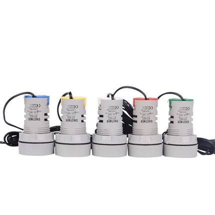 SINOTIMER -20-199 Degrees Celsius Small Temperature Display Indicator, ST16C-01 Red, ST16C-02 White, ST16C-03 Blue, ST16C-04 Green, ST16C-05 Yellow