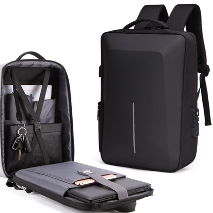 Men Business Shoulder USB External Interface Computer Bag, Color: 8001 Black, 8001 Black, 8001 Gray, 8001 Blue, 8001 Red, 8003 Black, 8003 Gray, 8001-J Black, 8001-J Gray, 8001-J Blue, 8001-J Red