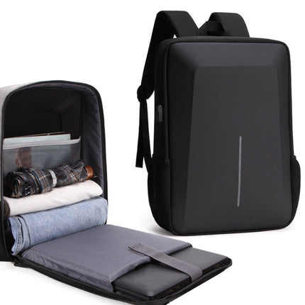 Men Business Shoulder USB External Interface Computer Bag, Color: 8001 Black, 8001 Black, 8001 Gray, 8001 Blue, 8001 Red, 8003 Black, 8003 Gray, 8001-J Black, 8001-J Gray, 8001-J Blue, 8001-J Red