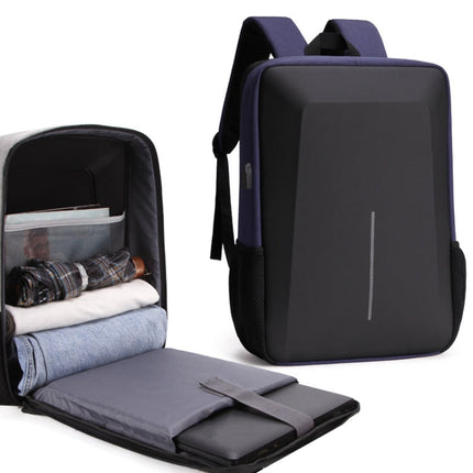 Men Business Shoulder USB External Interface Computer Bag, Color: 8001 Black, 8001 Black, 8001 Gray, 8001 Blue, 8001 Red, 8003 Black, 8003 Gray, 8001-J Black, 8001-J Gray, 8001-J Blue, 8001-J Red