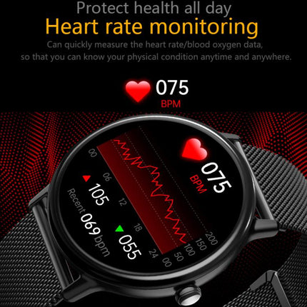 LOANIY Y86 1.43 Inch Heart Rate Monitoring Smart Bluetooth Watch, Pink, Black, Silver Gray, Gold Steel, Black Steel, Silver Steel