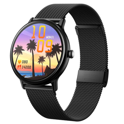 LOANIY Y86 1.43 Inch Heart Rate Monitoring Smart Bluetooth Watch, Pink, Black, Silver Gray, Gold Steel, Black Steel, Silver Steel