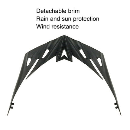 Unisex Cycling Bike One-piece Helmet, Fiber Black