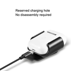 10 PCS Portable Headset Waist Hanging Protective Cover, Suitable For AirPods 2, Waist Hanging Black, Waist Hanging Navy, Waist Hanging Gray, Waist Hanging White, Waist Hanging Pink, Waist Hanging Red